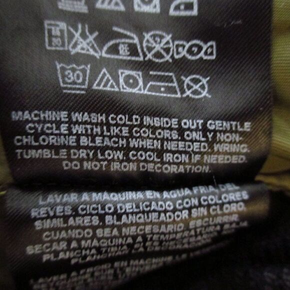 Guess Olive Green Appliqued Bomber Jacket - Picture 6 of 6